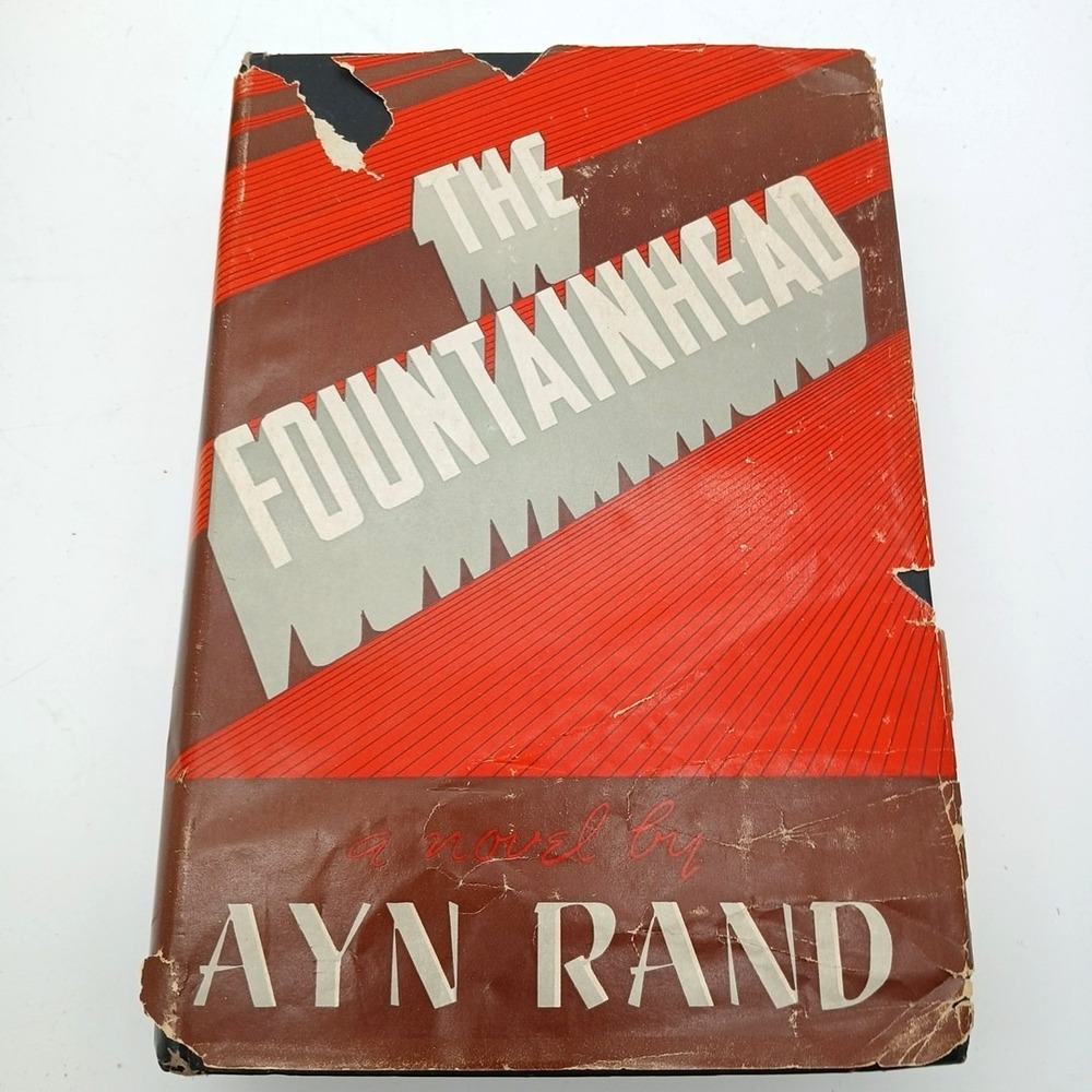The Fountainhead Ayn Rand Sears Readers Club Edition Hardcover with DJ